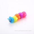 rubber simulation caterpillar toys cat toys vent toys